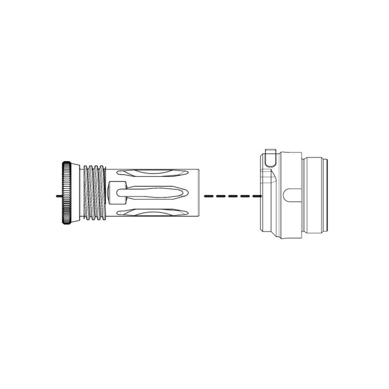PACK COMPLET Silencieux BRUGGER & THOMET PRINT-X RBS STANDART 5,56 mm INCONEL 718