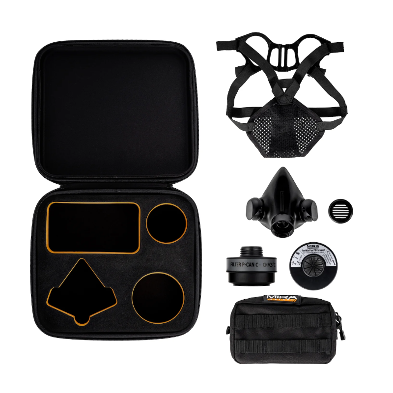 Masque respiratoire purificateur d'air tactique