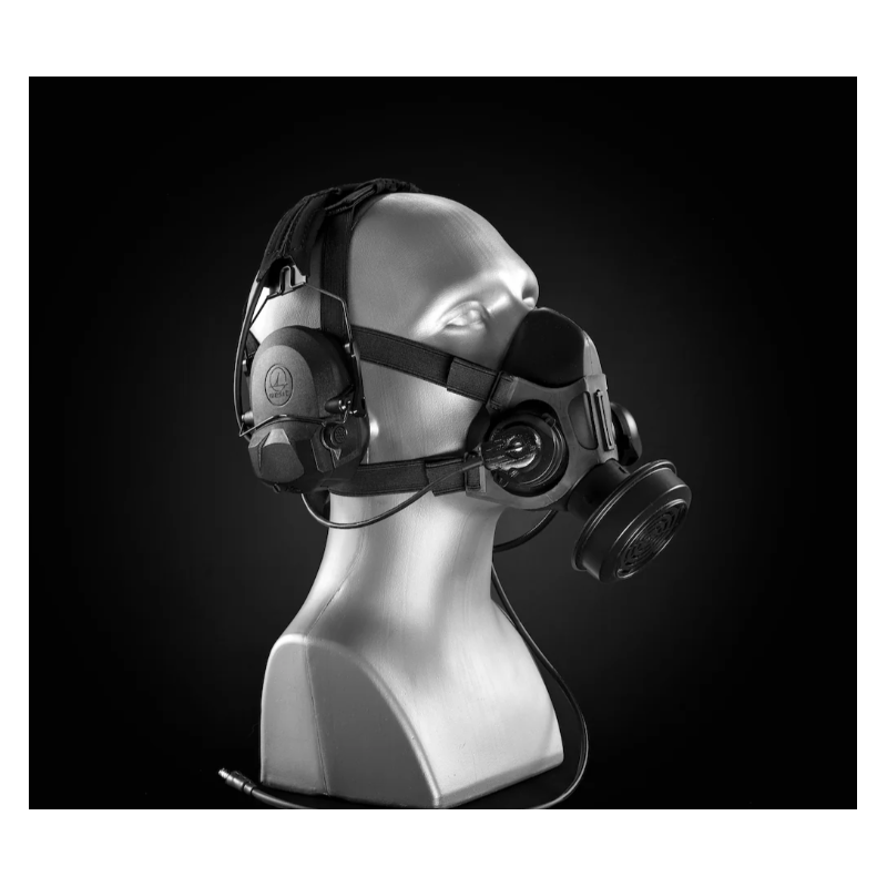 Masque respiratoire purificateur d'air tactique