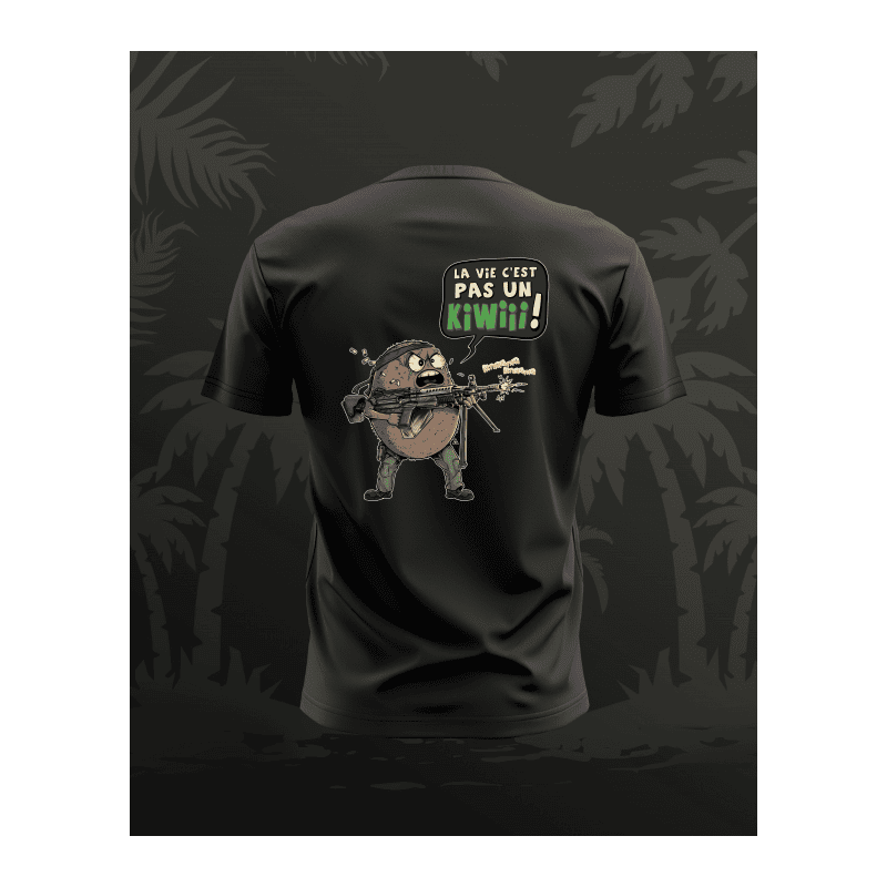 T-shirt "La vie c'est pas un kiwiii" chef peper