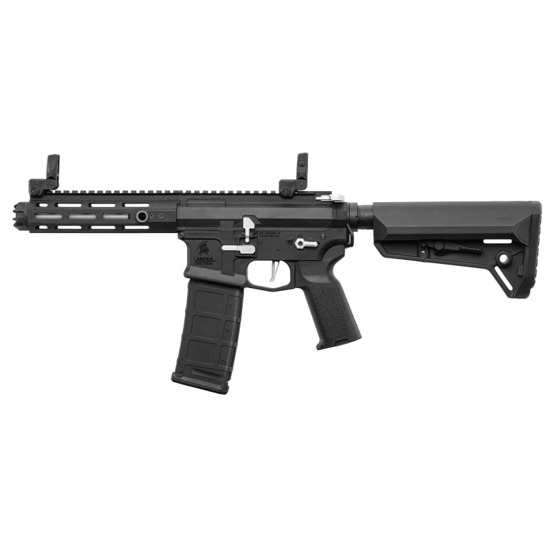 Réplique AEG LT-32 Hellion Noir/Silver NSR pack complet