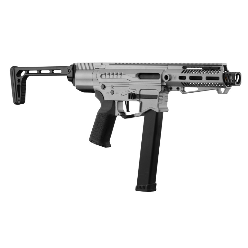Réplique Zion Arms PW9 MOD 0 Chrome avec crosse offerte