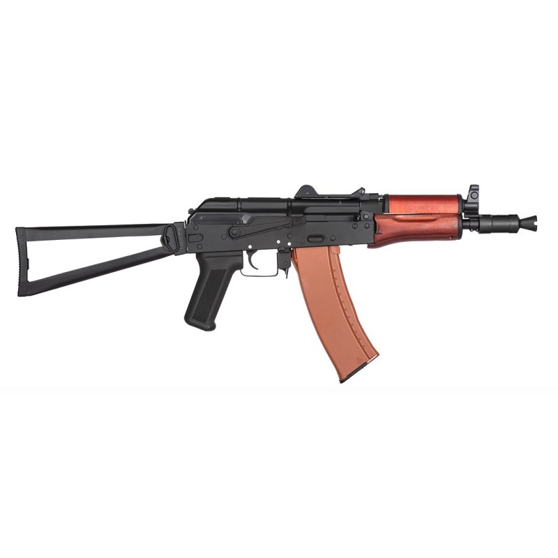 Réplique AEG AKS-74U acier et bois 1,0J