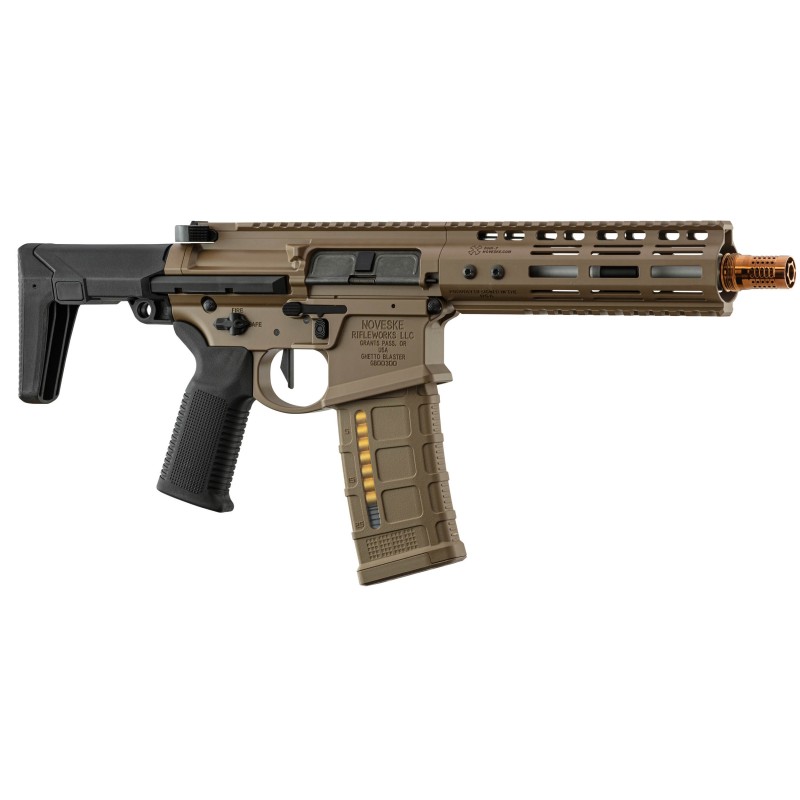 Réplique GBBR MWS Ghetto Blaster NOVESKE 7 pouces Tan