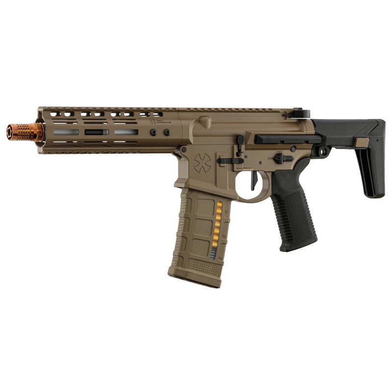Réplique GBBR MWS Ghetto Blaster NOVESKE 7 pouces Tan