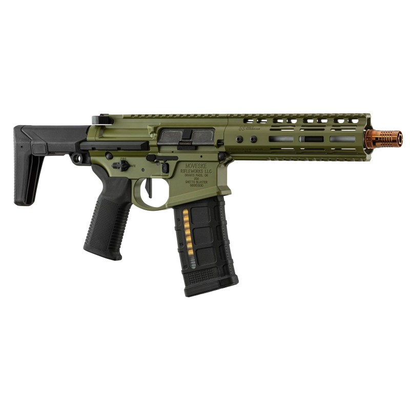 Réplique GBBR MWS Ghetto Blaster NOVESKE 7 pouces Bazooka Green