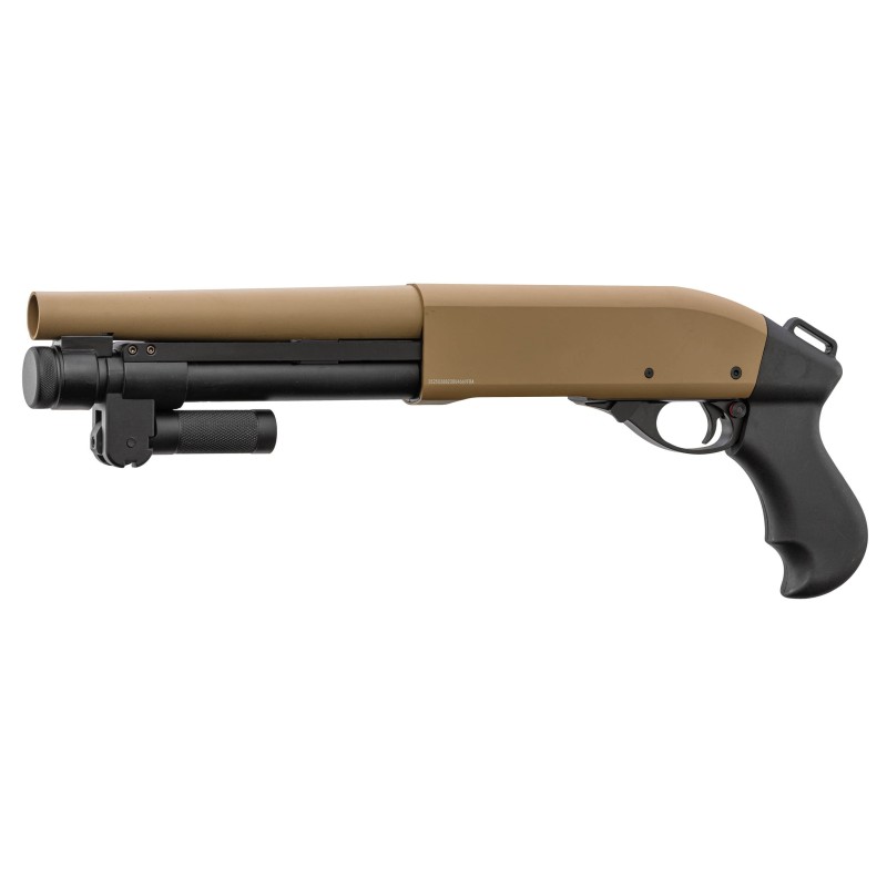 Réplique Fusil à Pompe M870 Golden Eagle à Gaz Tan
