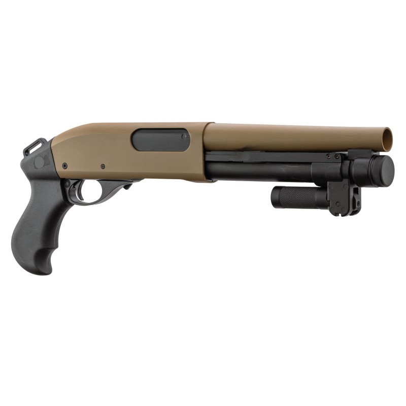 Réplique Fusil à Pompe M870 Golden Eagle à Gaz Tan