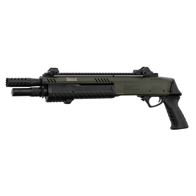 Réplique fusil à pompe FABARM STF12 Short OD Gaz