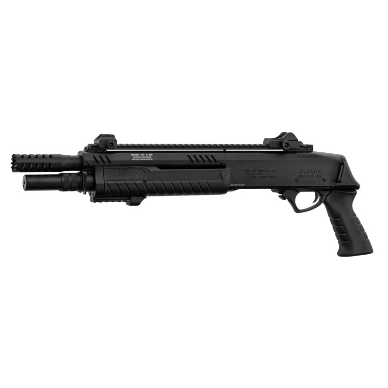 Réplique fusil à pompe FABARM STF12 Short noir Gaz
