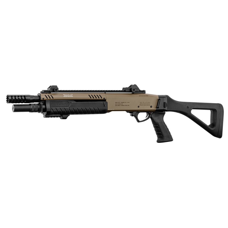 Réplique fusil à pompe FABARM STF12 Compact Tan Gaz