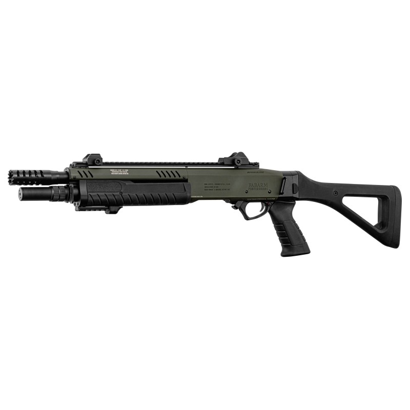 Réplique fusil à pompe FABARM STF12 Compact OD Gaz