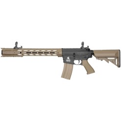 Lancer Tactical LT-25 G2 M4 SPR Interceptor Airsoft AEG Pack Complet Dual Tone | Hexagone Defense