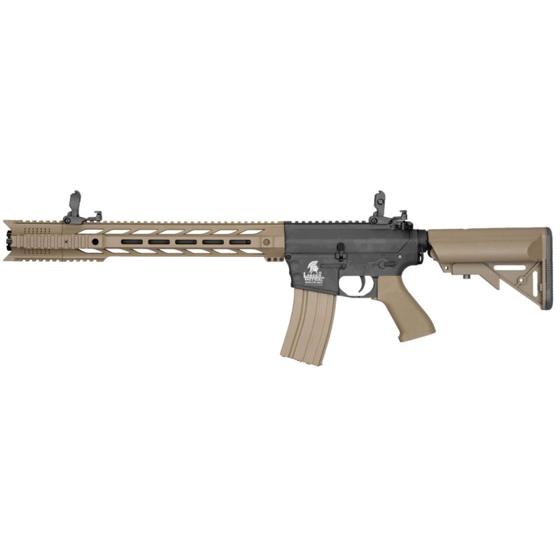 Lancer Tactical LT-25 G2 M4 SPR Interceptor Airsoft AEG Pack Complet Dual Tone | Hexagone Defense