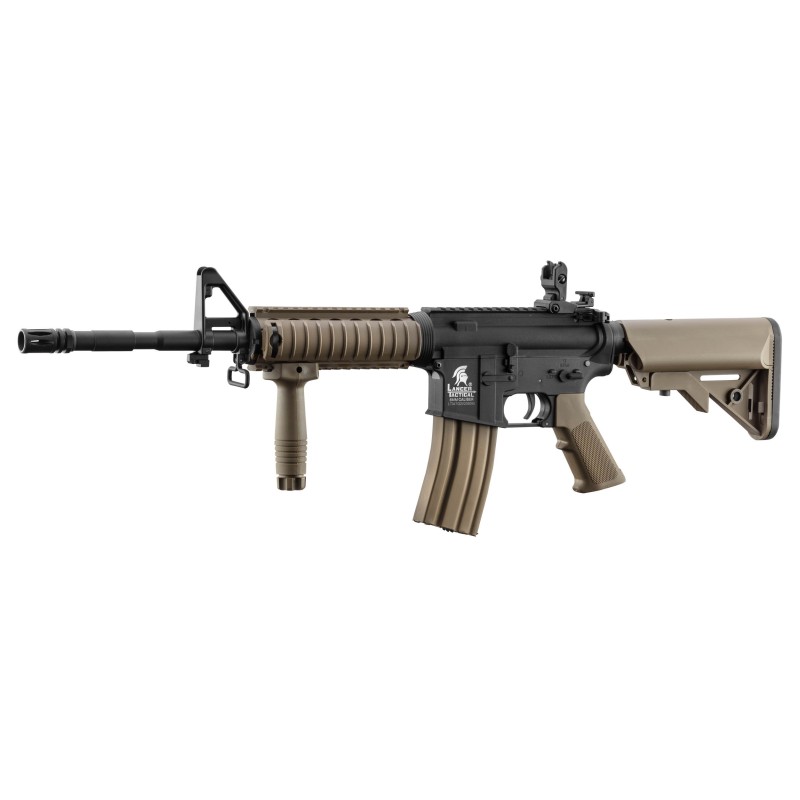 Lancer Tactical LT-04 GEN2 M4 RIS Airsoft AEG Pack Complet Dual Tone | Hexagone Defense