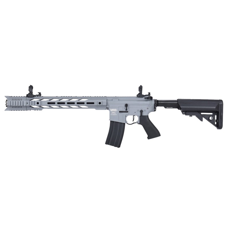 Lancer Tactical LT-25 G2 M4 SPR Airsoft AEG Pack Complet Grey | Hexagone Defense