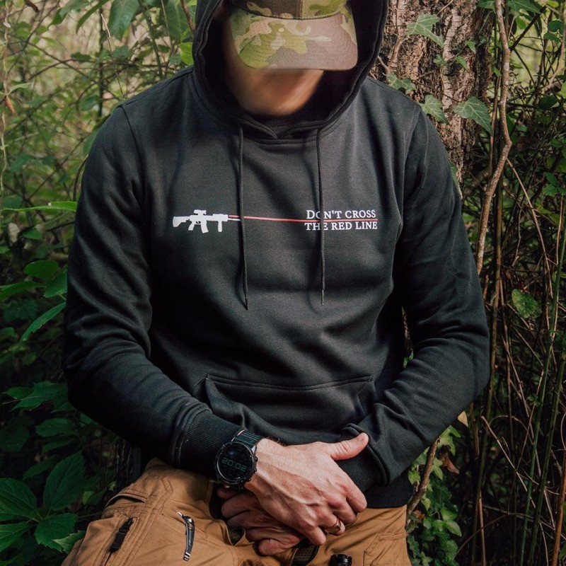 Sweat Essentiel Centans Don't Cross The Red Line | Hexagone Defense