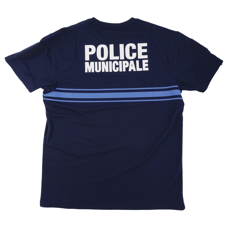 TEE SHIRT POLICE MUNICIPALE BLEU MARINE