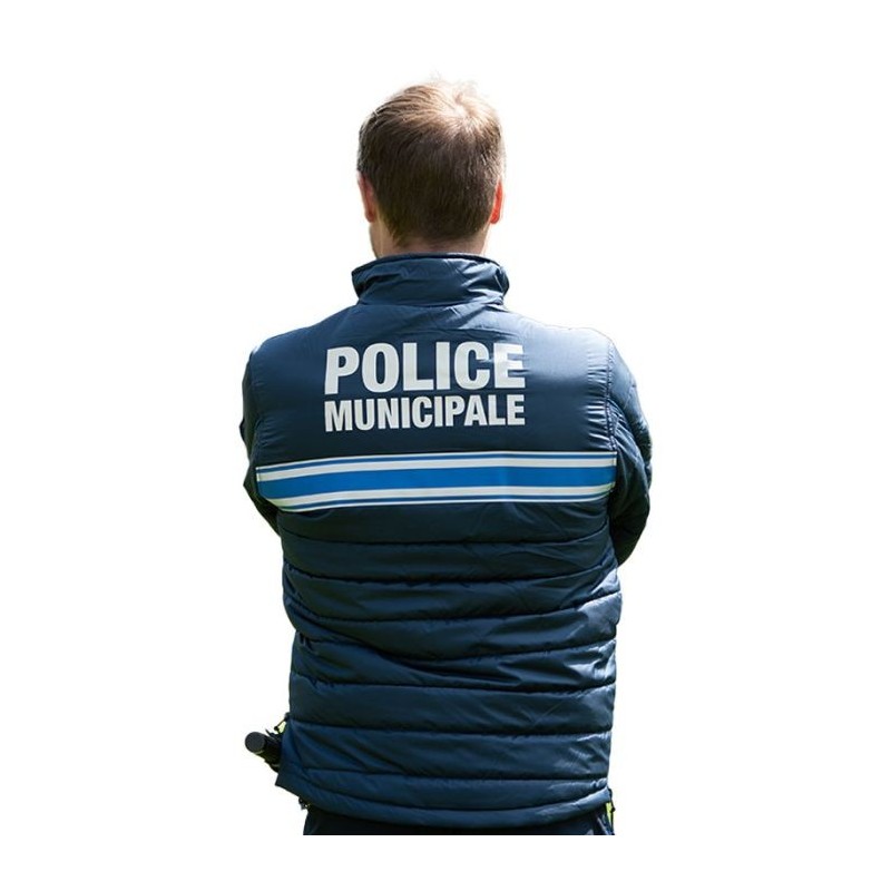 Doudoune Police Municipale Marine Mixte Chaude | Hexagone Défense