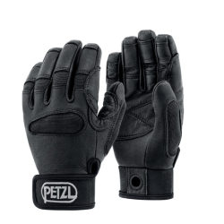 Gants Petzl Cordex Plus Noir Assurage Rappel Cuir | Hexagone Défense