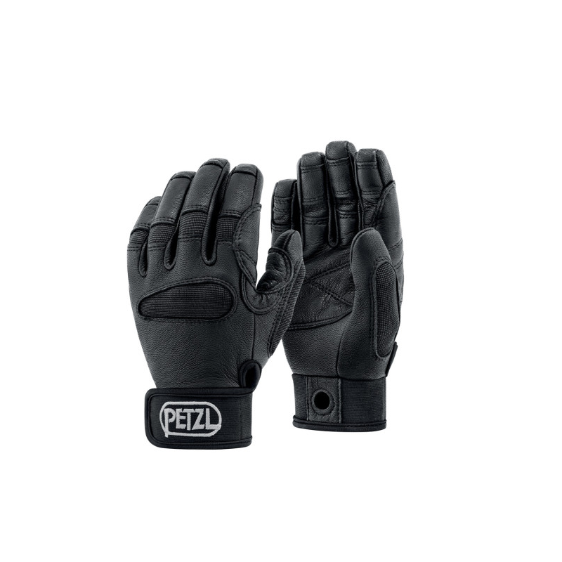 Gants Petzl Cordex Plus Noir Assurage Rappel Cuir | Hexagone Défense