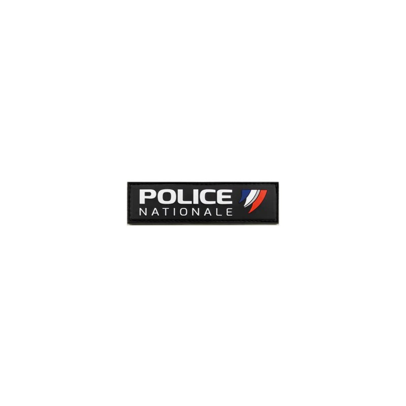 Bandeau gomme Police Nationale Velcro 11×3 cm | Hexagone Défense