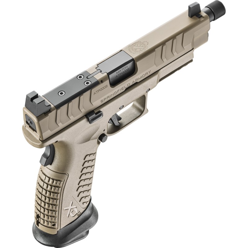 Spring XD-M Elite 4.5 OSP 9x19 – Pistolet tactique fileté pro | Hexagone Défense