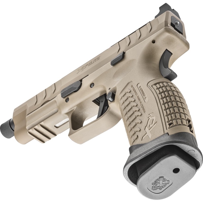 Spring XD-M Elite 4.5 OSP 9x19 – Pistolet tactique fileté pro | Hexagone Défense