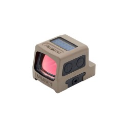 Holosun Reflex 509T FDE - Réticule : Vert - Bouton +/- et Panneau solaire - Titane - Adaptateur RMR