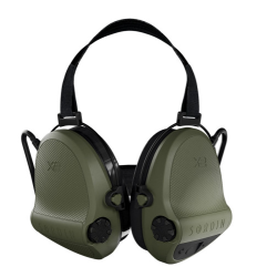 Casque anti-bruit Suprême X2  serre-nuque tissu noir + KIT GEL