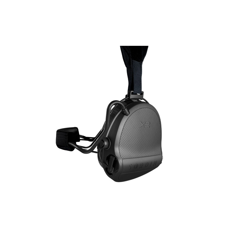 Casque anti-bruit Suprême X2  serre-nuque tissu noir + KIT GEL