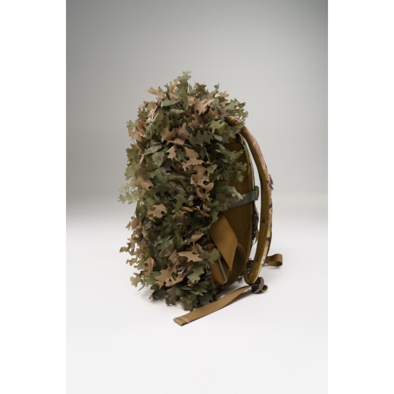 Housse de sac à dos camouflage 3D – Forêt sombre + Champ sec