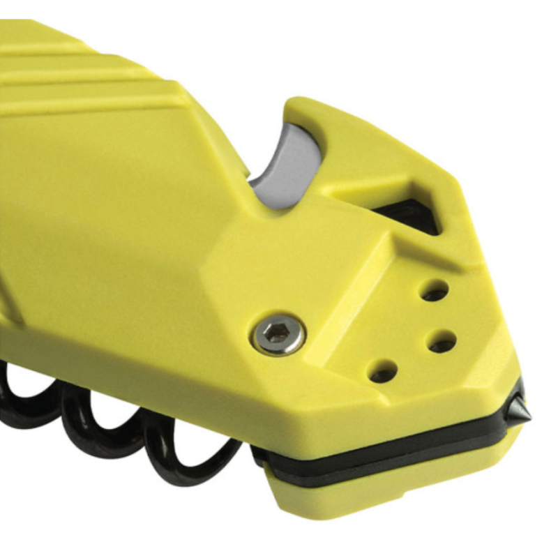 Couteau de poche Cac serration PA6 jaune