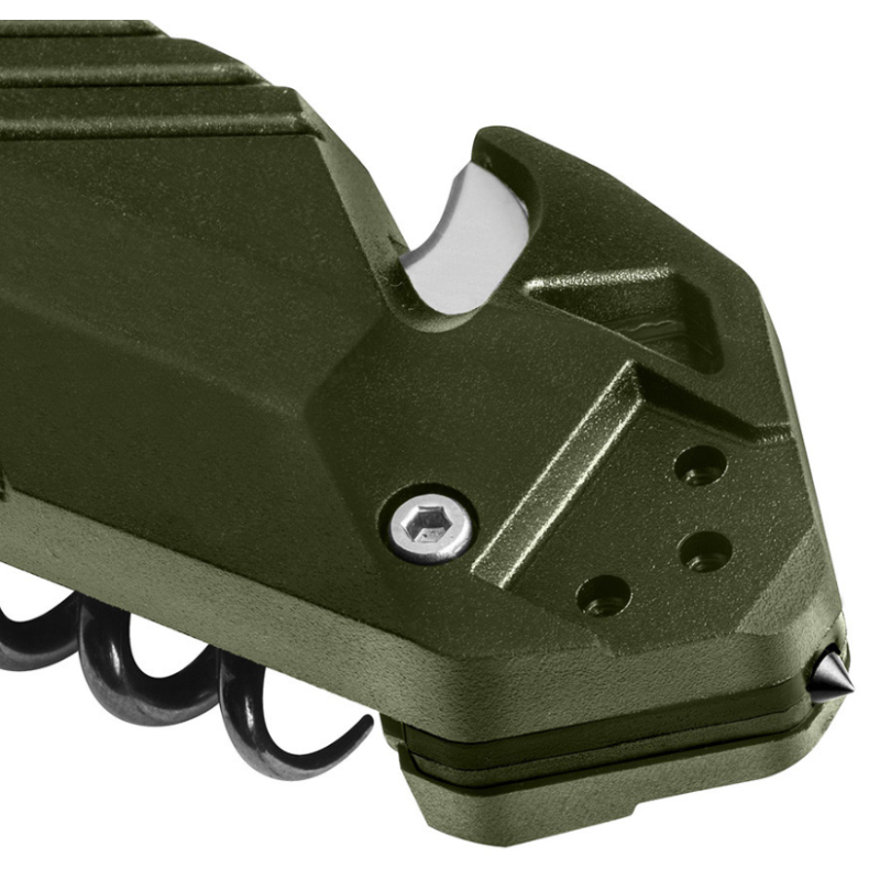 Couteau de poche Cac serration PA6 vert olive