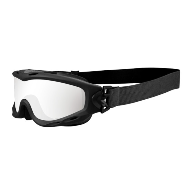 Masque de protection balistique Spear noir écrans fumé/incolore