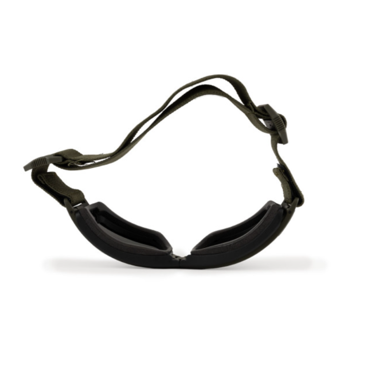 Masque de protection balistique pliable Lynx tan verres fumé/incolore