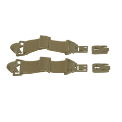 Système de fixation sur casque tactique pour masque balistique Spear tan