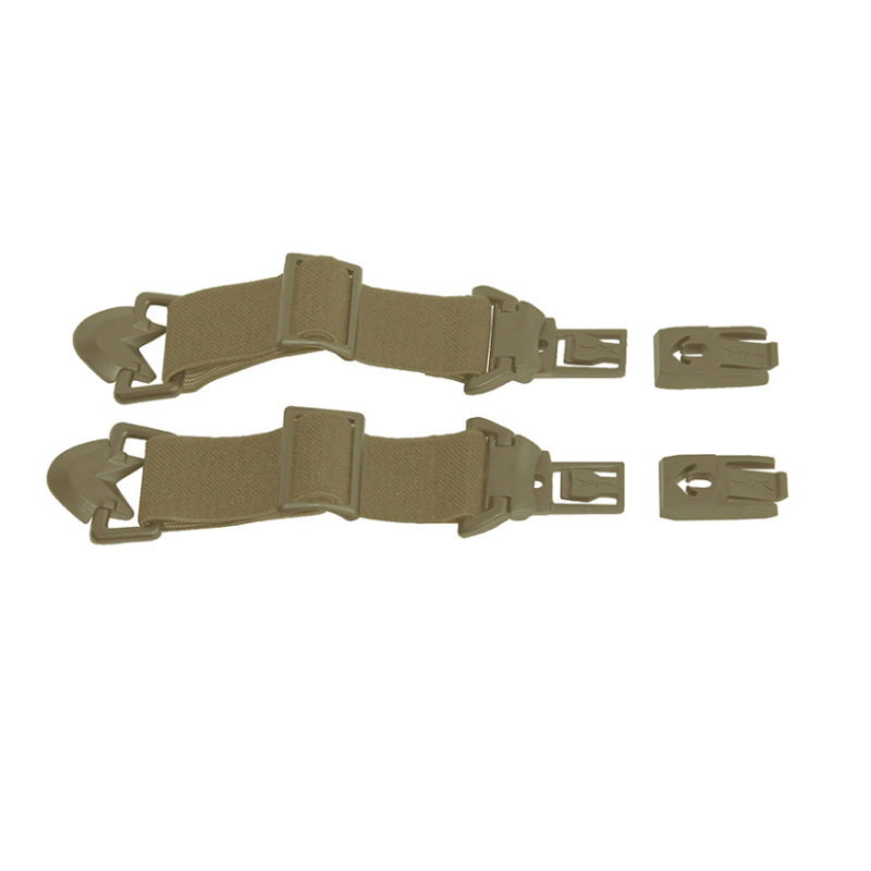 Système de fixation sur casque tactique pour masque balistique Spear tan