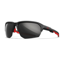 Lunettes de protection balistique Jakl American Sniper noir/rouge verres Captivate™ black mirror