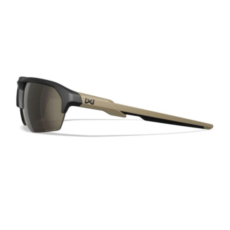 Lunettes de protection balistique Jakl noir/tan verres Captivate™ tungsten mirror