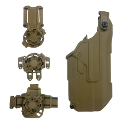 Holster Blackhawk T-Series L3D LB GTL Kit Armée Française pour Glock 17 Gen5 FR avec lampe Glock