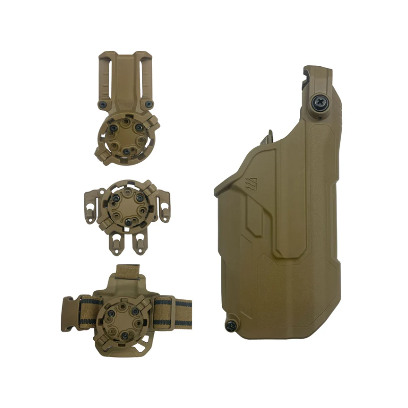 Holster Blackhawk T-Series L3D LB GTL Kit Armée Française pour Glock 17 Gen5 FR avec lampe Glock