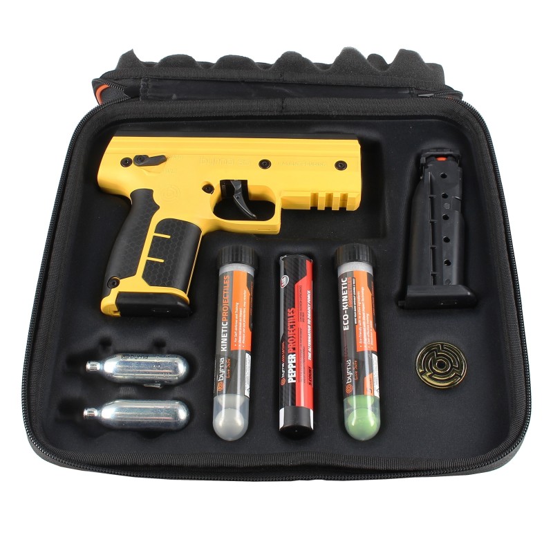 Pack Pistolet - Byrna - SD Pepper Kit - Calibre .68 - Jaune