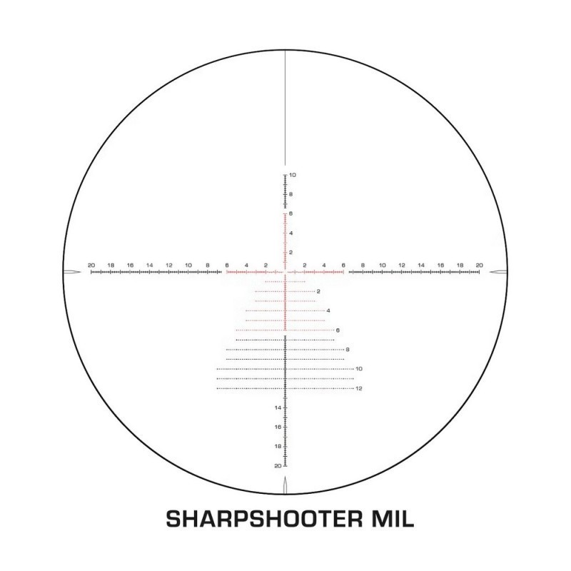 Swampfox Kentucky Long 4-24x50 FFP Sharpshooter MIL