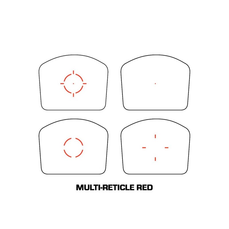 Swampfox Justice II Multi Reticule Red 1X30 RMR