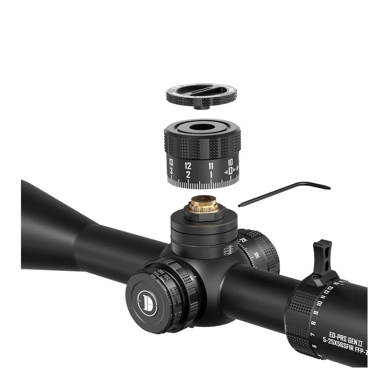 DISCOVERYOPT ED-PRS GEN II 5-25x56SFIR FFP-MRAD/ZERO STOP Diamètre : 34 mm