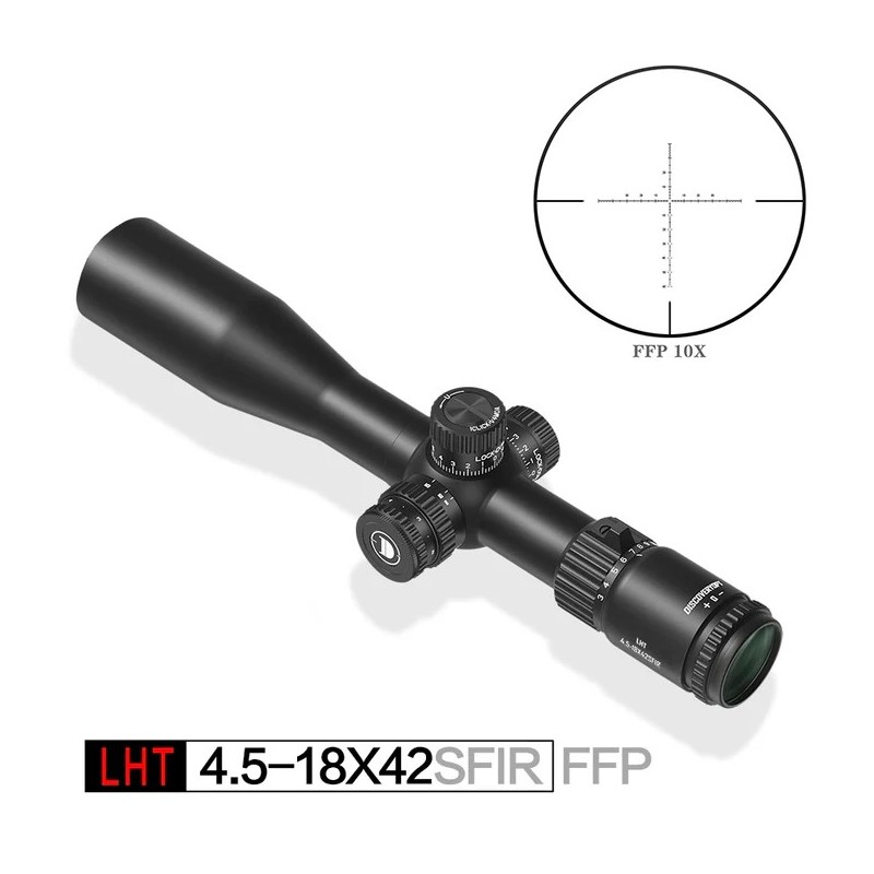DISCOVERYOPT LHT 4.5-18X42SFIR FFP-MOA Diamètre : 30 mm