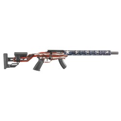 CARA RUGER PRECISION RIMFIRE .22LR 1 CHARGEUR 10CPS 18" DRAPEAU AMERICAIN