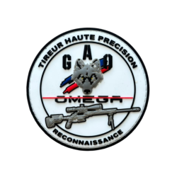 Patch tireur haute précision - reconnaissance - blanc