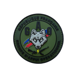 Patch république française - groupe d'appui opérationnel - vert
